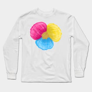 Pan pride flower Long Sleeve T-Shirt